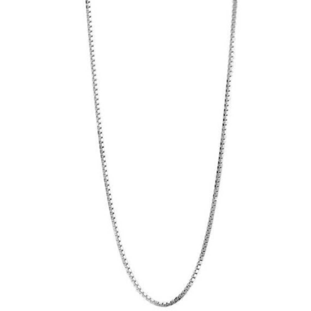 925 sterling silver 1mm box chain